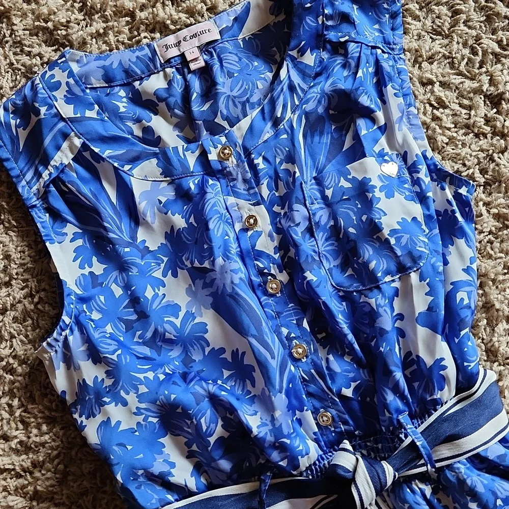 Juciy Couture girls floral dress size 14